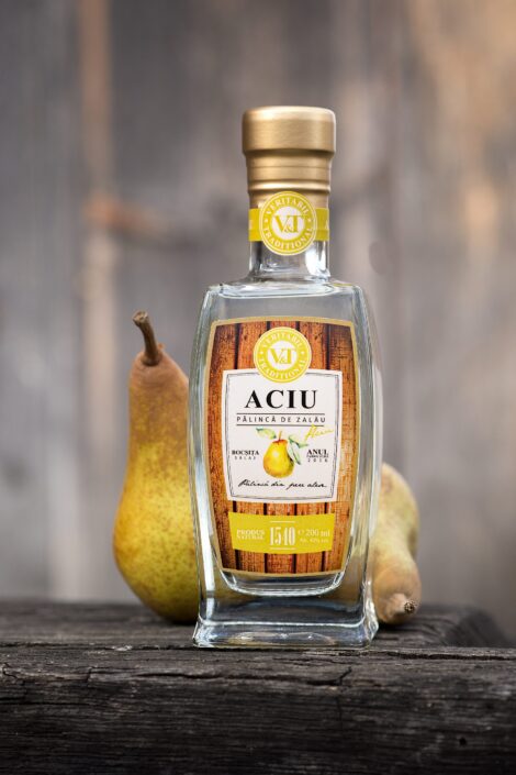 Pălincă de Zalău ACIU - PERE 200 ml 42 % ALC/VOL